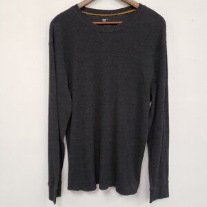 Gap Mens Alternative‎ Dexter Kill Shirt Size XL Y2K Baby Thermal Gray Morgan ASO